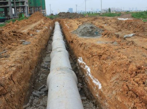 市政乌林大道施工现场